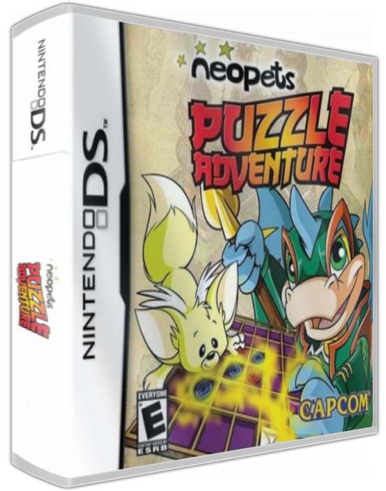 Neopets Puzzle Adventure — box-3D (US)