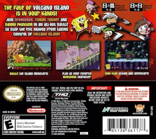 Spongebob And Friends - Battle For Volcano Island — box-2D-back (US)