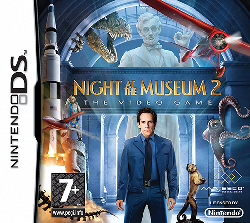 Night At The Museum - Battle Of The Smithsonian - The Video Game — box-2D (EU)