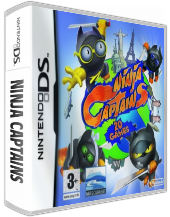 Ninja Captains — box-3D (EU)