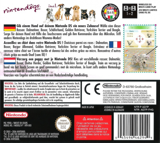 Nintendogs - Dalmatian And Friends — box-2D-back (EU)