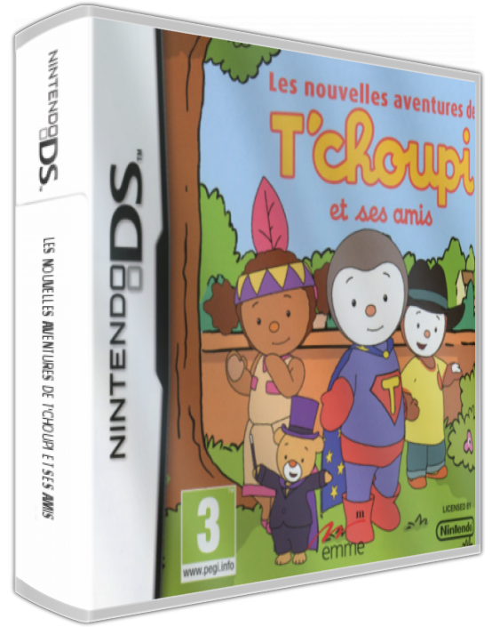 Nouvelles Aventures De T'choupi Et Ses Amis, Les — box-3D (FR)