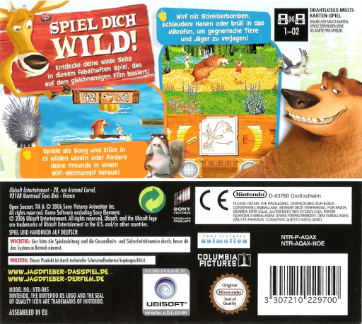 Open Season — box-2D-back (DE)