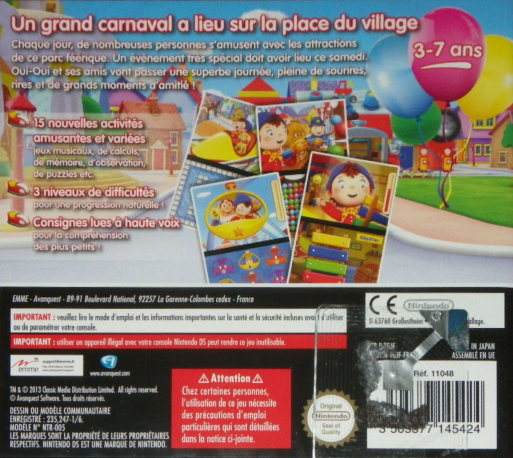 Oui-Oui et le Grand Carnaval des Jouets — box-2D-back (FR)