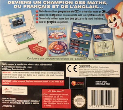 Passeport Du Ce2 Au Cm1 — box-2D-back (FR)
