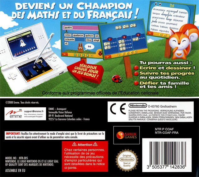 Passeport Du Cp Au Ce1 — box-2D-back (FR)