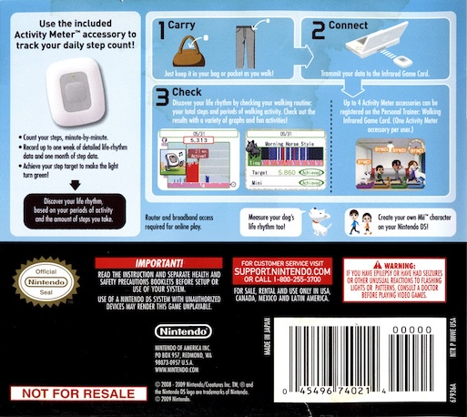 Walk with Me! — box-2D-back (US)