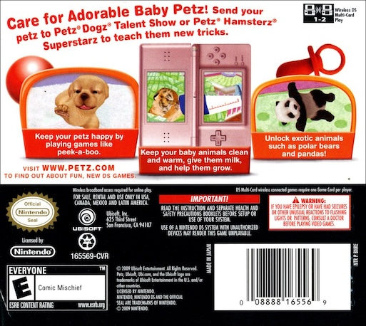 Petz - Nursery — box-2D-back (US)