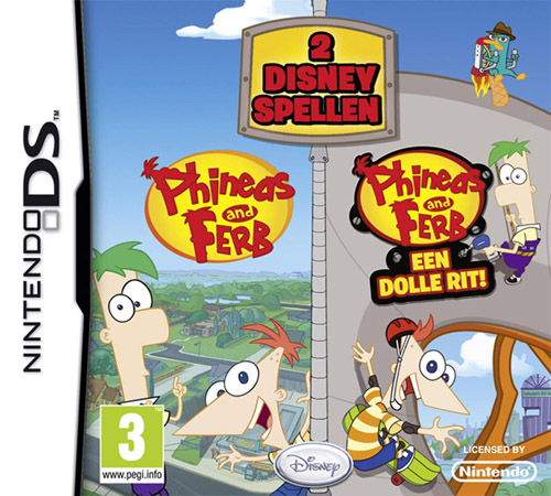 Phineas And Ferb - 2 Disney Games box art