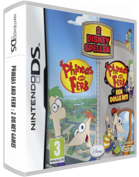 Phineas And Ferb - 2 Disney Games — box-3D (EU)