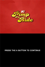 Pimp My Ride - Street Racing — sstitle (WOR)