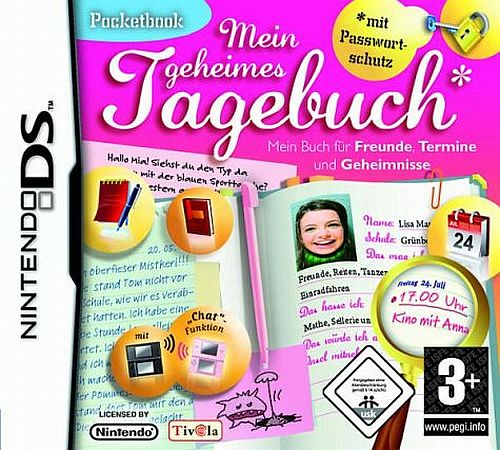 ZZZ(notgame):Pocket Book - Mein Geheimes Tagebuch box art