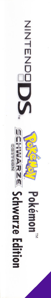 Pokémon - Black Version — box-2D-side (DE)