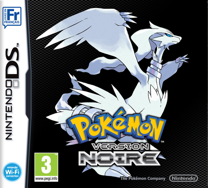Pokémon - Black Version — box-2D (FR)