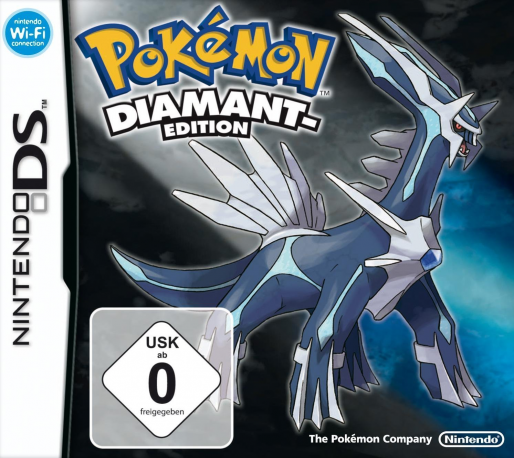 Pokémon - Diamond Version — box-2D (DE)