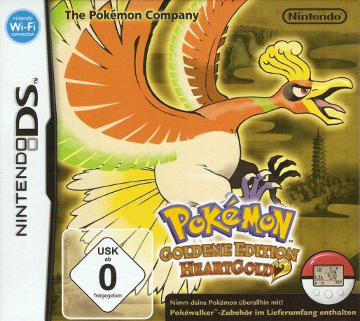 Pokémon - HeartGold Version — box-2D (DE)