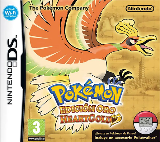 Pokémon - HeartGold Version — box-2D (SP)