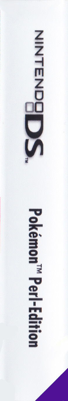 Pokémon - Pearl Version — box-2D-side (DE)