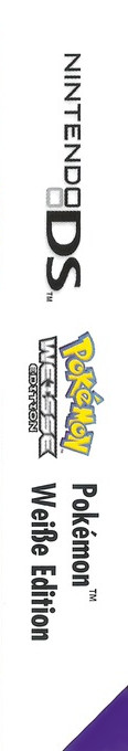 Pokémon - White Version — box-2D-side (DE)