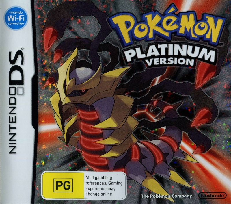 Pokémon - Platinum Version — box-2D (AU)