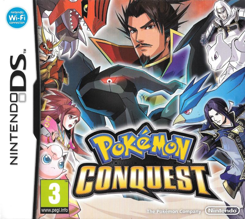 Pokémon Conquest — box-2D (EU)