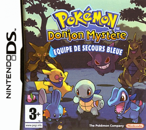 Pokémon Mystery Dungeon - Blue Rescue Team — box-2D (FR)