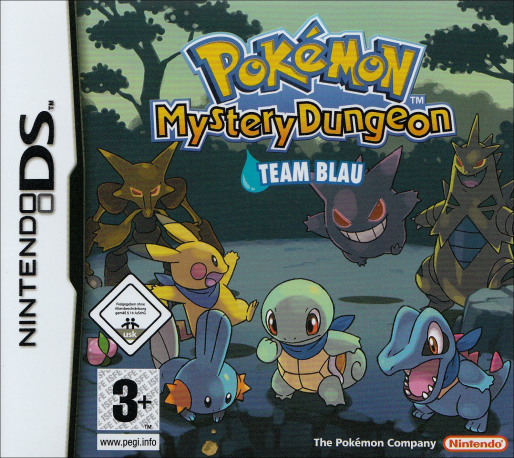 Pokémon Mystery Dungeon - Blue Rescue Team — box-2D (DE)