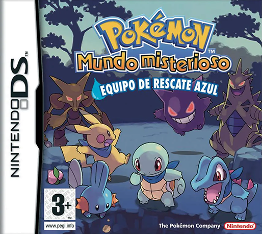 Pokémon Mystery Dungeon - Blue Rescue Team — box-2D (SP)