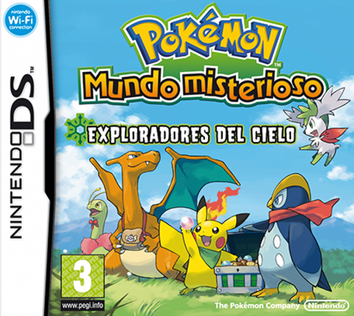 Pokémon Mystery Dungeon - Explorers of Sky — box-2D (SP)