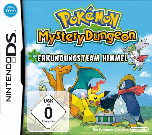 Pokémon Mystery Dungeon - Explorers of Sky — box-2D (DE)