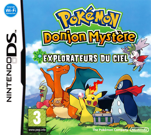 Pokémon Mystery Dungeon - Explorers of Sky — box-2D (FR)