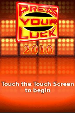 Press Your Luck - 2010 Edition — sstitle (WOR)