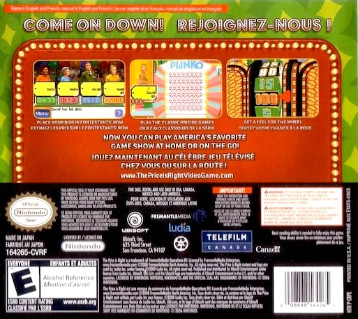 Price Is Right, The — box-2D-back (US)