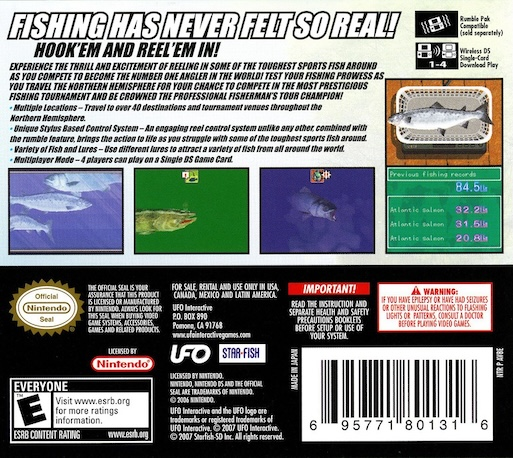 Professional Fisherman's Tour - Northern Hemisphere — box-2D-back (US)