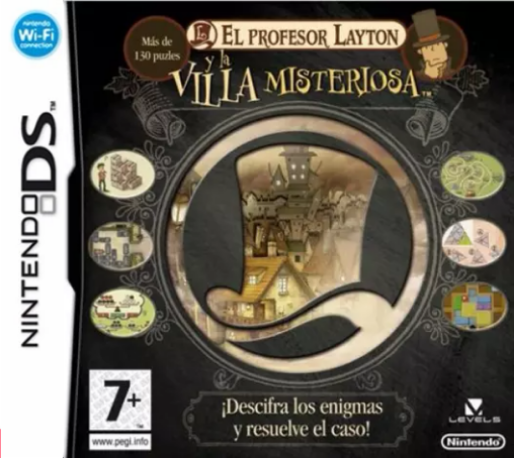 Professor Layton And The Curious Village — box-2D (SP)