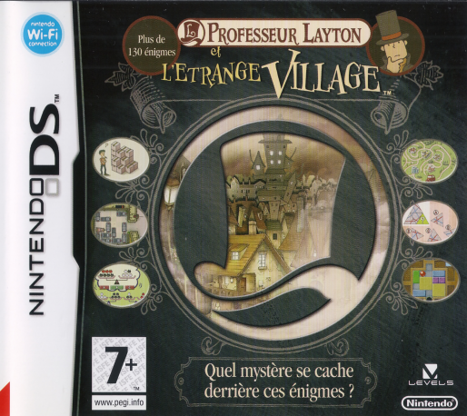 Professor Layton And The Curious Village — box-2D (FR)