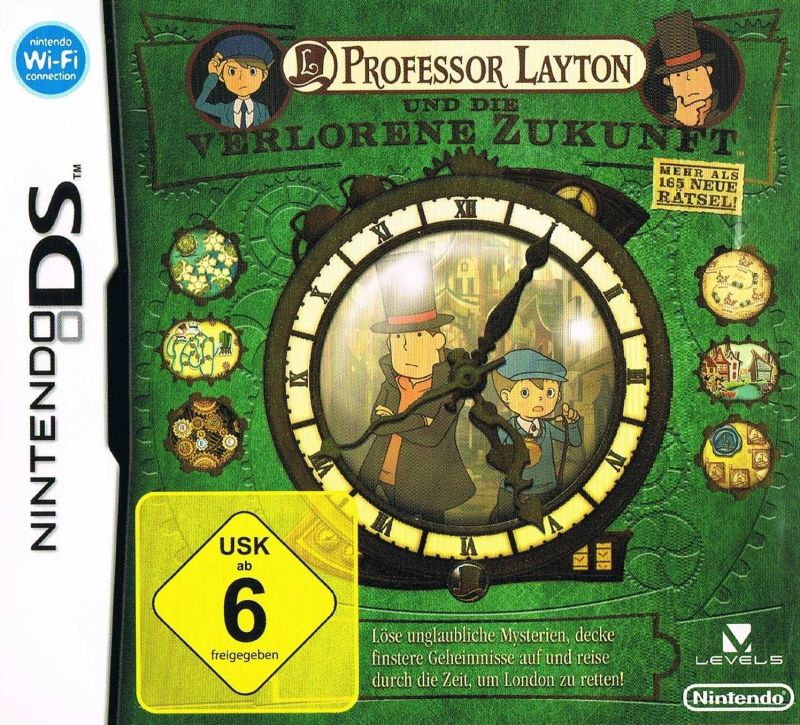 Professor Layton And The Lost Future — box-2D (DE)