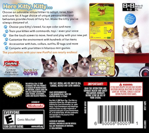 Purr Pals — box-2D-back (US)