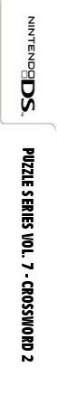 Puzzle Series Vol. 7 - Crossword 2 — box-2D-side (JP)