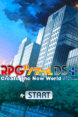 RPG Tsukuru DS+: Create The New World — sstitle (JP)