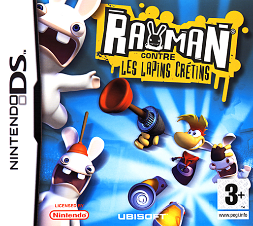 Rayman Raving Rabbids — box-2D (FR)