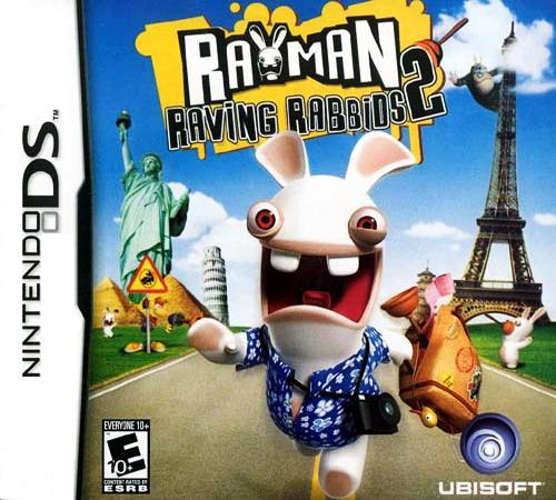 Rayman Raving Rabbids 2 box art