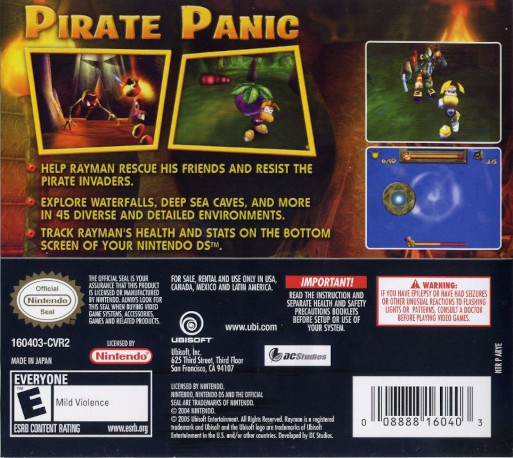 Rayman Ds — box-2D-back (US)