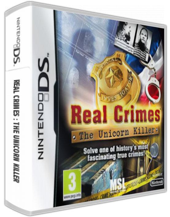Real Crimes - The Unicorn Killer — box-3D (EU)