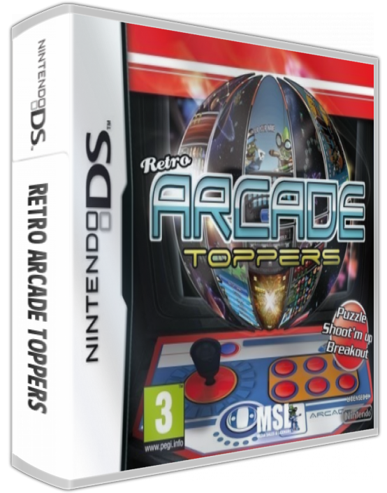Retro Arcade Toppers — box-3D (EU)