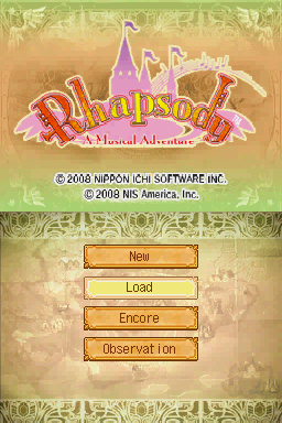 Rhapsody - A Musical Adventure — sstitle (WOR)
