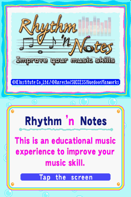 Rhythm 'n Notes — sstitle (WOR)