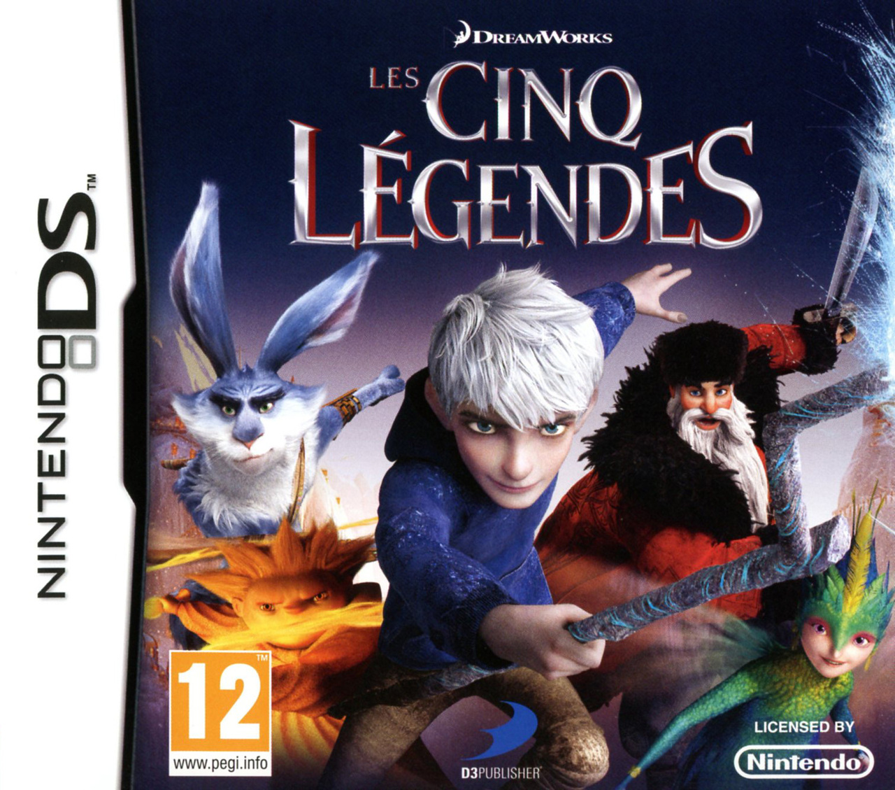 Rise Of The Guardians — box-2D (FR)