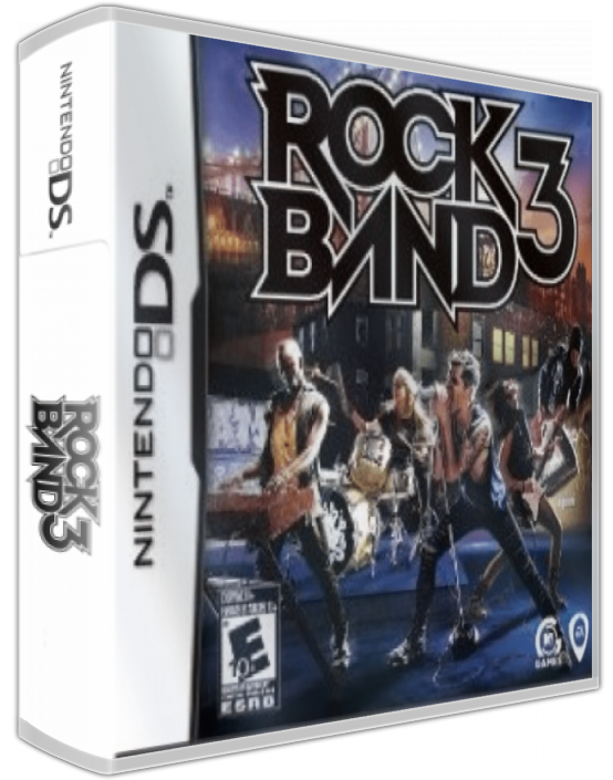 Rock Band 3 — box-3D (US)