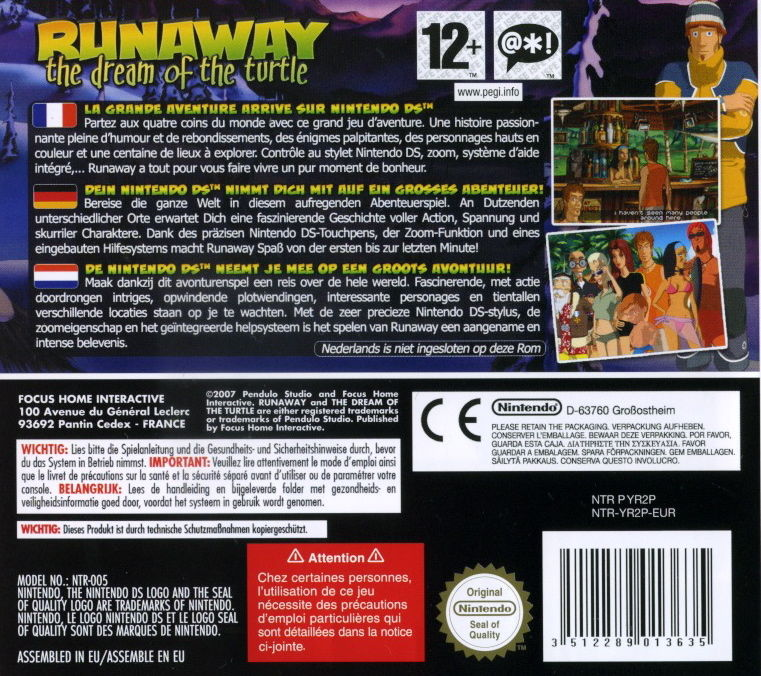 Runaway - The Dream Of The Turtle — box-2D-back (EU)